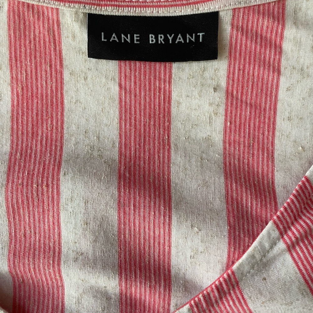 Cream & Coral Pink Striped Comfy Beachy Maxi Dress - Picture 7 of 13